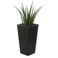 thumbnail image 3 of LuxenHome Black MgO 18.5in. H Tall Tapered Square Planter, 3 of 9