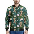 thumbnail image 3 of Chaqueta con estampado 3D de jirafa y dibujos animados para hombre, sudadera holgada, chaqueta informal con cremallera para niño, ropa de calle, abrigo, 3 of 5