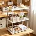 thumbnail image 4 of Storage Rack Floor Standing Shelf, Multi-Tier Organizer for Kitchen Pantry Bathroom Office, Space Saving Shelving Unit with Sturdy Construction for Home Organization, 4 of 7