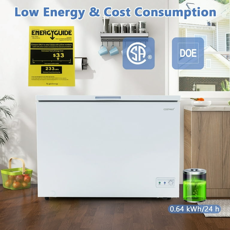 Cost of a freezer discount