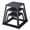 Black, variant on 18 Inch Plyo Box, Steel Plyometric Platform and Jumping Agility Box, Anti-Slip Fitness Exercise Step Up Box for Home Gym Training, Conditioning Strength Training