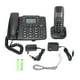 thumbnail image 3 of Teléfonos inalámbricos con sistema de contestador automático,Sistema telefónico de oficina Sistemas telefónicos fijos expandibles para uso doméstico Mejore su experiencia, 3 of 8