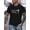 Black, variant on Men's Athletic / Trendy ANSWER ME Print / Short Sleeve T-Shirt