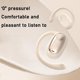 thumbnail image 4 of Auriculares Bluetooth Sporty Hanging Ear 5.4 con micrófono IPX5 blancos, 4 of 7