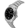 thumbnail image 3 of Fossil Heritage Stainless Steel Black Dial Automatic ME3223 Unisex Watch, 3 of 4