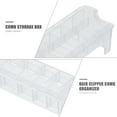 thumbnail image 2 of KAKOWELY Guide Comb Organizer 8 Grid Electric Hair Clipper Limit Comb Organizer Box,8.66"X2.76"X2.48", 2 of 5