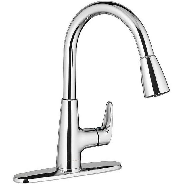 American Standard 7074300.002 Colony Pro Single-Handle Kitchen Faucet with Pull-Down Spray, Polished Chrome