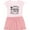 Pink With Stripes, variant on Inktastic Dear Santa, My Brother Did It Funny Christmas Girls Toddler Dress