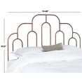 thumbnail image 3 of SAFAVIEH Paloma Metal Retro Geometric Headboard, Queen, Antique Bronze, 3 of 4