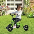 thumbnail image 2 of 3 in 1 Toddler Tricycles with Adjustable Seat Detachable Pedal and Bell, Foldable Baby Balance Bike Riding Toys, Birthday Gift, 2 of 8