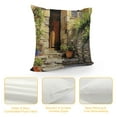 thumbnail image 4 of GOSMITH  Throw Pillow Covers Paint Charming Old Streets Italian Villages Casperia Oil Vintage Italy Architecture Artistic HouseCushion Pillow Covers for Couch Car Bedroom Decoration, 4 of 5