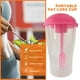 thumbnail image 4 of Taza De Ensalada Fiambrera portátil para almacenamiento de alimentos de gran capacidad (rosa), 4 of 8