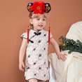 thumbnail image 5 of Diademas de estilo chino con aros para el pelo, diademas decorativas de princesa con borlas y flores chinas., 5 of 5