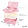 thumbnail image 1 of Bento Girls School Kids Plastic Insulated Lunch Boxes for Children, 1 of 5