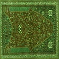 thumbnail image 1 of Ahgly Company Indoor Square Persian Green Traditional Area Rugs, 4' Square, 1 of 1