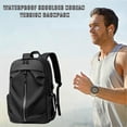 thumbnail image 2 of Business Anti Theft Laptop Backpack Carry On Backpack with Large Capacity & USB Interface Black/Light Grey/Dark Grey Color, 2 of 4