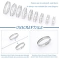 thumbnail image 5 of Stainless Steel Blank Finger Ring Grooved Finger Rings Round Blank Core Ring for Inlay Handmade Ring Wedding Promise Jewelry Making Gift, 5 of 9