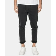 Zeegeewhy Mens Slim-Fit Jeans Black Radler 29 Black Drawstring
