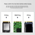 thumbnail image 3 of Lenovo M-02 M.2 SSD Case NVMe B Key to USB 3.1 Gen 2 Type C SSD Enclosure, 3 of 5