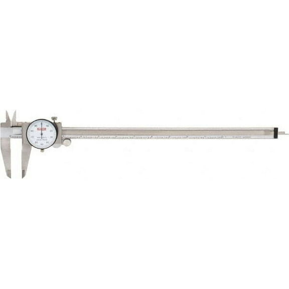 SPI 17-975-4 Calibrated Dial Caliper: 0 to 12 inch Range, 0.001" Graduation, 0.1" per Revolution