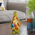 thumbnail image 3 of Escultura creativa de pingüino, adornos, figuritas, estatua artesanal de resina pintada para escritorio, estantería, fiesta, cocina, sala de estar colorido pequeño BLESIY Escultura Pinguino, 3 of 8