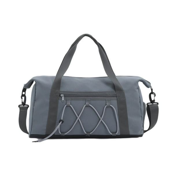 Bolsa de viaje con compartimento para zapatos, gran capacidad, resistente al agua, para gimnasio, para hombres y mujeres, multiusos, con separación para ropa húmeda y seca.