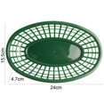 thumbnail image 5 of Leaveforme 12Pcs Storage Basket Hollow Design Tableware Plastic Bread Fast Food Snack Plate for Home, 5 of 8