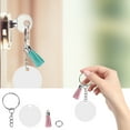 thumbnail image 1 of Juego de 30 Espacios en Blanco para Llaveros de Acrílico - Incluyendo 30 Piezas de Llavero + 30 Piezas de Anillo Dividido + 30 Piezas de Colgante Redondo de Acrílico + 30 Piezas de Borla para Llavero Unbranded 1218210048311, 1 of 7
