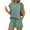 Green, variant on Pyhlmscde 2 Piece V Neck Cap Sleeve Shirt And Shorts Set Womens Matching Summer Sets, Summer Rompers for Women 2025, 2Piece Set Outfit for Women Summer, Piece Sets Summer Dressy