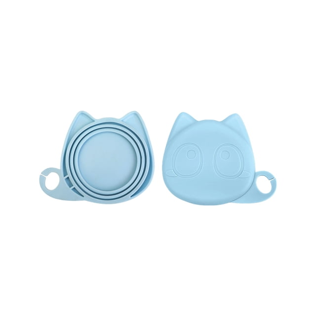 Cmunyle Couvercle Réutilisable Hermétique pour Poubelle pour Animaux, Unité Empilable Étanche pour Chien et Chat, Réfrigération, Rangement et Conservation Quotidienne de la Fraîcheur des Aliments Humides