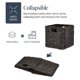 thumbnail image 3 of KWUXIN 12x12in Pack of 5 Cube Storage Baskets, Water Hyacinth Multipurpose Collapsible Organizers, Handwoven Laundry Totes for Laundry, Living Room, Kids Room & Nursery - Black, 3 of 5
