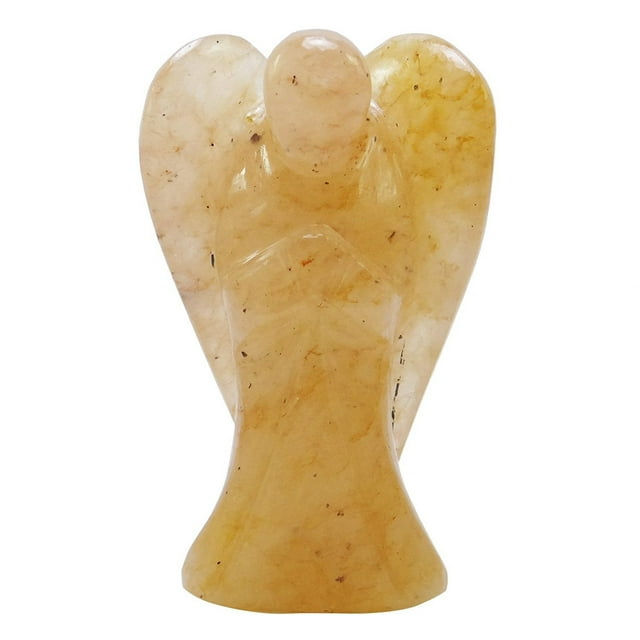 Harmonize Aventurine Stone Carved Angel Gift Reiki Healing Crystal Psychic Spiritual Gift Guardian