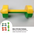 thumbnail image 2 of MasteelfCA 3 Pairs Kids Morning Exercise Barbells Plastic Dumbbells Kid Exercise Supplies (Random Color), 2 of 8