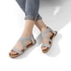 thumbnail image 4 of Sandalia DREAM PAIRS ELATICA-6 con Tira Elástica Plana Plata Talla 9, 4 of 6