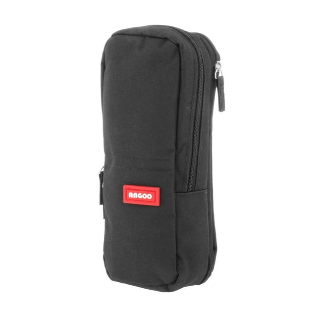 Estuche para lápices Baoblaze Poliéster Titular Oficina Papelería Bolsa Almacenamiento Negro estuche