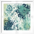 thumbnail image 5 of Art.com Blue Floral Layers I Art Print by June Vess, White Frame Wall Art, 21" x 21", 5 of 5