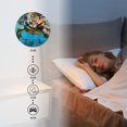 thumbnail image 4 of Non-Ticking Sweep Movement Wall Clock Battery Operated Analog Wall Clocks Decorative for Bedroom-Swimming Sea Turtle(10inch), 4 of 4