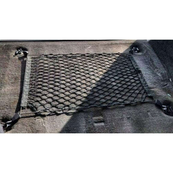 EACCESSORIES EA Rear Trunk Organizer Cargo Net for Ford Excursion 2000-2005 – Floor Style Cargo Net for SUV – Premium Mesh Car Trunk Organizer Vehicle Carrier Storage – Compatible with Ford Excursion