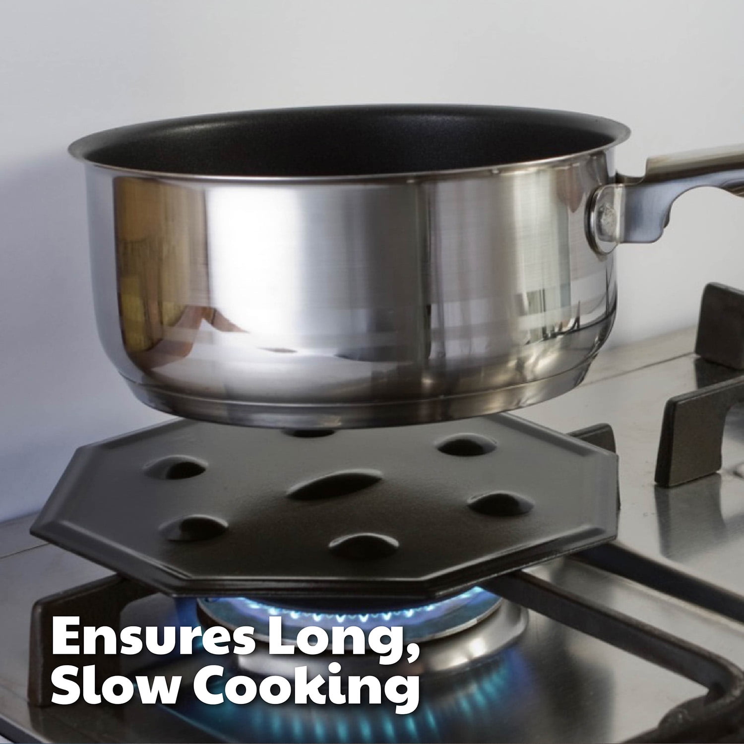 Cooks Innovations SimmerMat Heat Diffuser - Flame Tamer for Electric or Gas Stove – 1-Pack