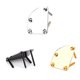 thumbnail image 5 of Sonducket Montaje de placa de cuello de guitarra eléctrica de 4 agujeros con piezas de tornillos tablero de reparación Musical de Metal Accesorios para instrumentos musicales Oro, 5 of 6