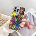 thumbnail image 2 of Trippy Psychedelic Case for iPhone 14 Pro,Aesthetic Art Design TPU Bumper Cover Case, 2 of 6