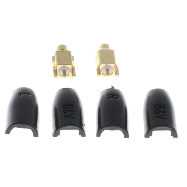Pines Para Auriculares DIY Connector Herramientas De Reparación De Reemplazo Perfecto negro Hugo Conector MMCX