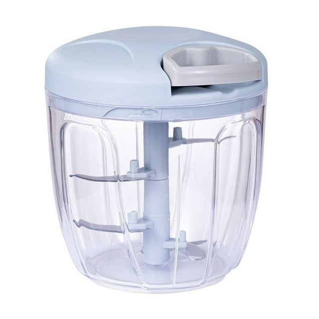 Powerful handheld blender processor minces vegetables fruit nuts onion garlic salad for kitchen