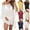 Beige, variant on Gspmoly Summer Dresses for Women 2025, Women'S Dress Ruffle Solid Loose Beach Bikini Top Wedding Dresses for Women Summer Savings Clearance