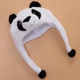 thumbnail image 5 of Adorable Animal Hat Plush Winter Ski Aviador Estilo Sombrero de dibujos animados Earflap Cap Hood para niños adultos (Panda), 5 of 5