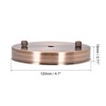 thumbnail image 3 of Uxcell Lamp Ceiling Plate Light Canopy Kit Ceiling Pendant Plate 4.7" x 0.71" Red Bronze 2 Pack, 3 of 5