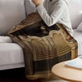 thumbnail image 3 of Western Pubs Blanket Soft Cozy Warm Throw Blanket for Couch, Plush Fuzzy Flannel Fleece Blankets for Sofa, Vintage Cowboy Countryside Retro Bed Blankets Lightweight Gifts for Women, 32"x48", 3 of 9