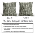 thumbnail image 6 of Dark Sage Green Cream Dots Pillow Covers 18x18 Set of 2 Boho Design Polka Dot Throw Pillows Modern Trendy Print Outdoor Decorative Pillowcase Square Linen Cushion Cases Decor for Sofa Couch Bed, 6 of 6