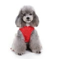 thumbnail image 4 of YUEHAO Dog Skirts for Small Dogs Girl Cute Pet Print Bow Skirt Breathable Summer Sleeveless Shirt Comfortable Dog Shirt Breathable Dog Pet Dog Clothes (Red, L), 4 of 9