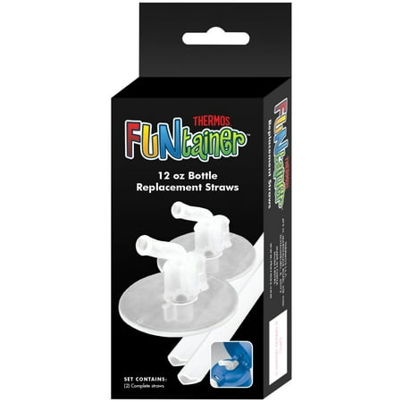 Thermos F401RS6 F401 FUNtainer Foogo Replacement Straw Set, 2